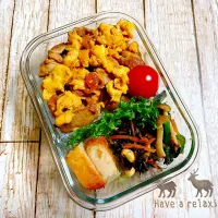 🙂鶏肉のてりたま丼弁当🙂|Laniさん