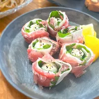 モッツァレラの長芋生ハムロール