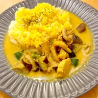 ココナッツミルクでタイ風エスニックカレー
