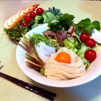 彩薬味うどん|マニラ男さん