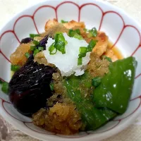 茄子と鶏肉とピーマンのみぞれ煮| c.Kuuu.mさん