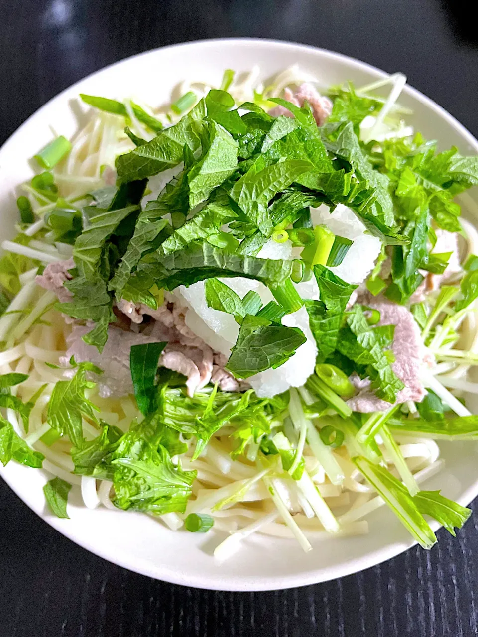 薬味たっぷりのサラダうどん|chilipeさん
