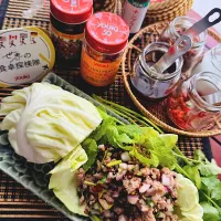 パパ氏さんの料理 🇱🇦豚ひき肉のラープ（ブーじゃなくて【ໝູムー）】|🌺🌺Foodie🌺🌺さん