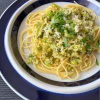 くたくたブロッコリーのパスタ