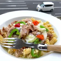 白いビーフストロガノフ