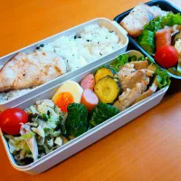 次男・私弁当|tamagomagomagoさん