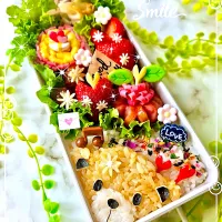 お孫ﾁｬﾝ ❤︎‬1号 へのお弁当🧡