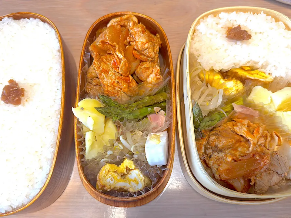 ポークチャップ弁当🍱|ふみふみさん