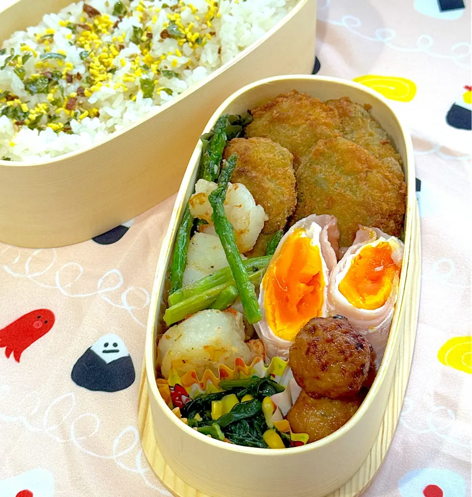 6月10日⚾️チキンカツ弁当|ぽんちゃんさん