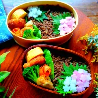 牛そぼろ弁当✨|さらママさん