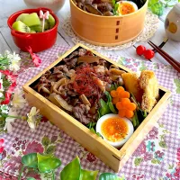 牛丼弁当| @panna_cotta.703さん