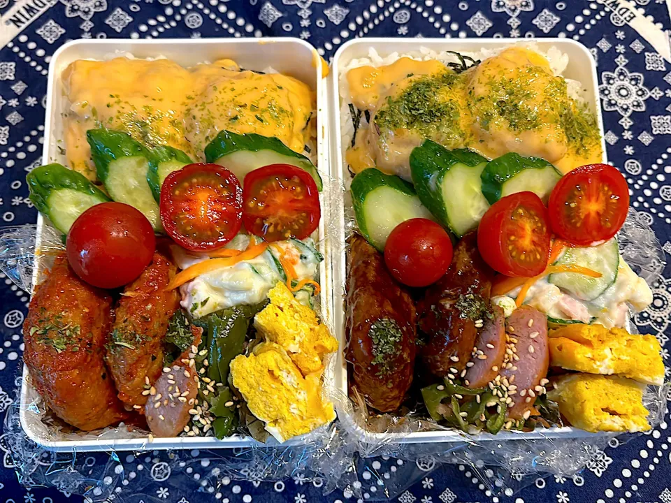 中学and高校男子お弁当🍱|チーズさん