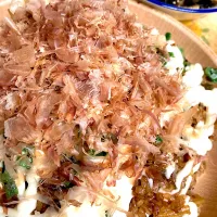 そば飯、揚げとワカメの酢和え|まみみさん