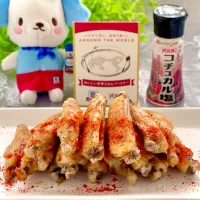 コチュカル塩🧂🌶🧄で
手羽先のグリル(∩´∀`∩)💕|sucreroomさん