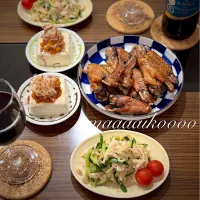 昨日の晩ご飯😋🐔|マイコさん