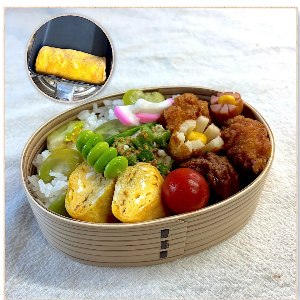 娘のお弁当に玉子焼き|かっちゃん杉さん