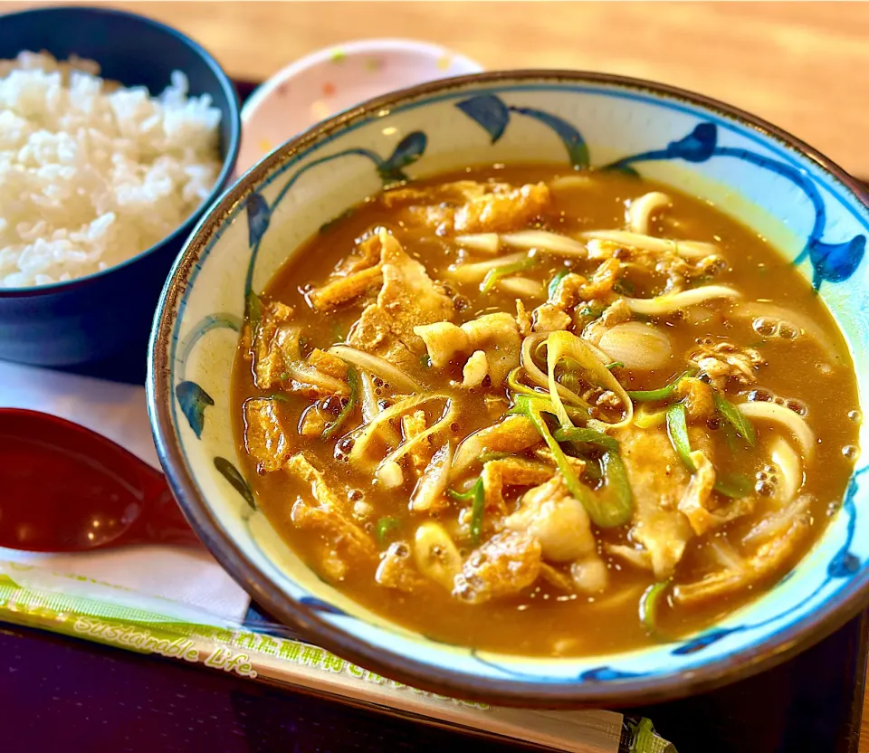 咖喱饂飩定食|にゃあ（芸名）さん