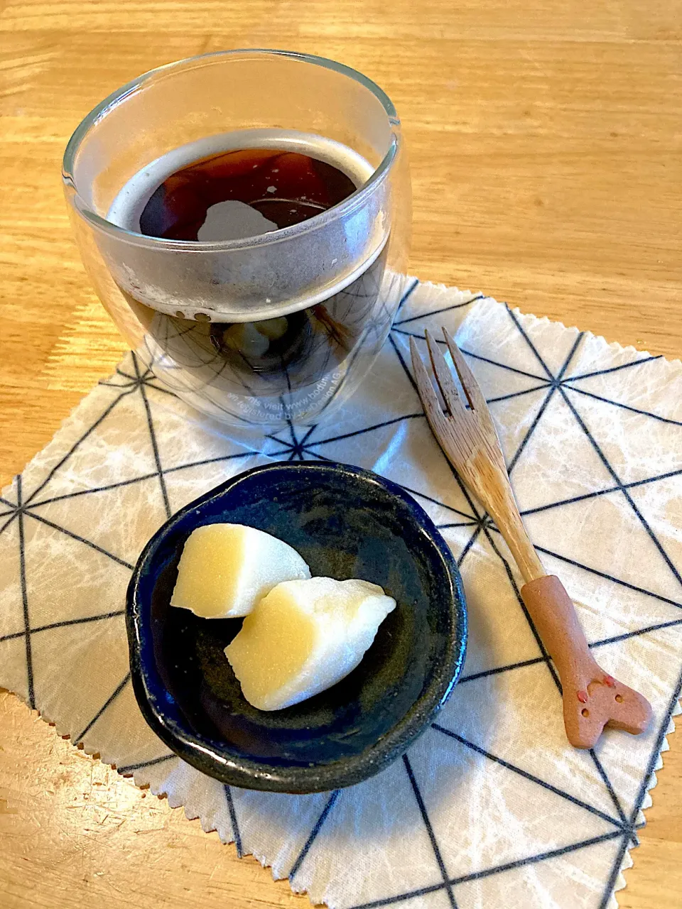 北秋田市阿仁前田みうら庵のもちもち三角バター餅💛実食|さくたえさん