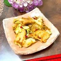 鶏むね、キャベツのカレー炒め|ショコラさん