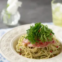 大葉香る☆大葉ジェノベーゼパスタ|葉月さん