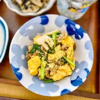 豚ニラ玉子の中華炒め|ハマーさん