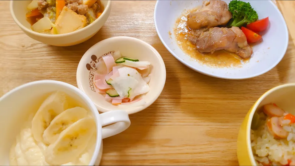 娘の夕飯|ひよこさん