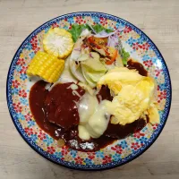 ハンバーグ|おじゃみさんさん