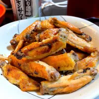 柚子胡椒にんにく風味の手羽中グリル