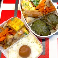 2025/6/9娘と私の弁当|なかみほさん
