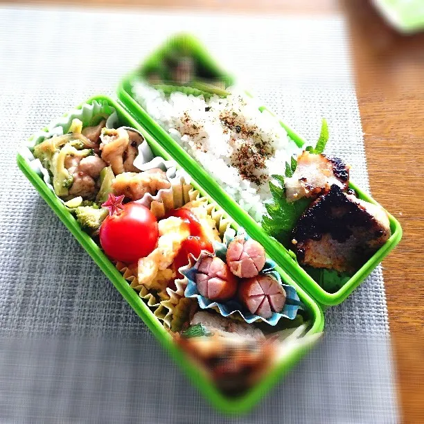 鶏ブロッコリーのレンチン炒め弁当|Reikoさん