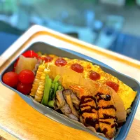 息子のお弁当🍴😋|ゆき茶❁⃘*.ﾟさん