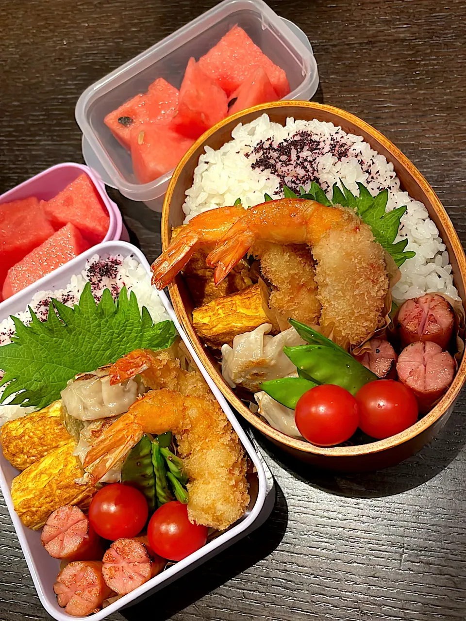 エビフライ弁当|雑草シェリーさん