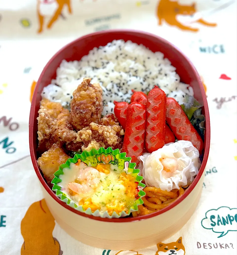 6月11日⚾️唐揚げ弁当|ぽんちゃんさん