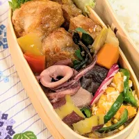 本日のお弁当〜から揚げ弁当|f.1125beさん