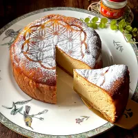 芝麻醬でごまチーズケーキ ~生クリームなし| とんちんさん