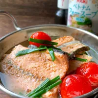 釣り魚🎣ビワマスのフォースープ