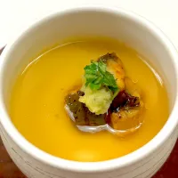 寿司コース🍣・⑦ウナギの茶碗蒸し😊✨