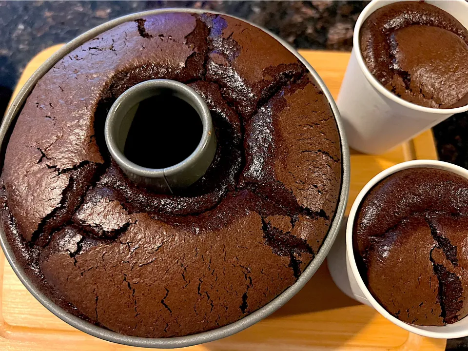 今朝のチョコシフォン🍫|💍ごはん🍚さん