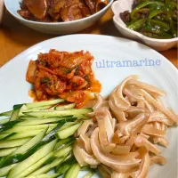 ＊ミミガー、煮込みと塩茹ででおつまみごはん♪＊|ultramarineさん