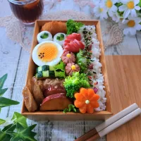豚肉と根菜の照り焼き弁当|sugar beansさん
