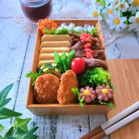 牛焼き肉弁当|sugar beansさん