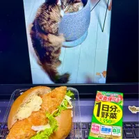 白身魚フライサンド🥪