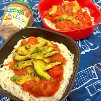 サルサそうめんのお弁当❗️|じゃっきーさん