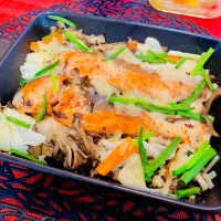 ✩.*˚鮭と野菜グリル    ～味噌マヨ～|ゆきえもんさん