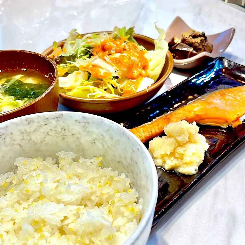 焼き鮭。他。|ぎんさん