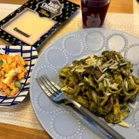 ＊エメンタール✖️
　紫蘇ジェノベーゼフィットチーネ
＊まるごとにんじんサラダ
＊紫蘇ジュース|さっちんさん
