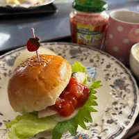 野菜たっぷりサルサソースの鯖サンド|いのっちさん