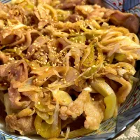 豚肉と長ネギの甜麺醤蒸し|🍴ナッペKさん