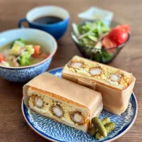 海老フライサンド|ぺんぎんさん