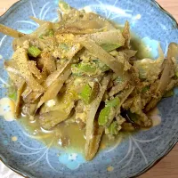 牛蒡の卵とじ| もーやんさん